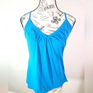 THE NORTH FACE sports tank top Blue with adjustable straps Size M